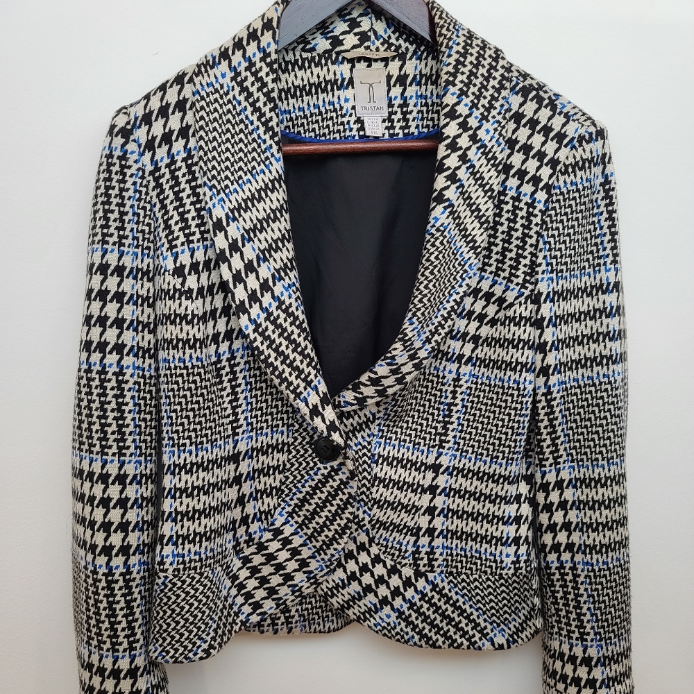 Tristan hounds tooth blazer